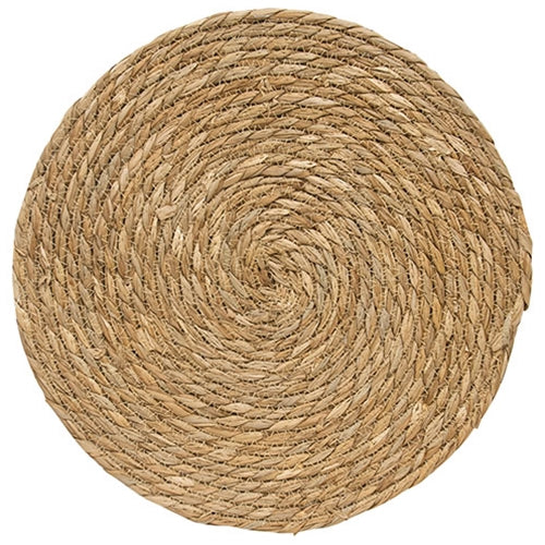 Natural Straw Round Mat