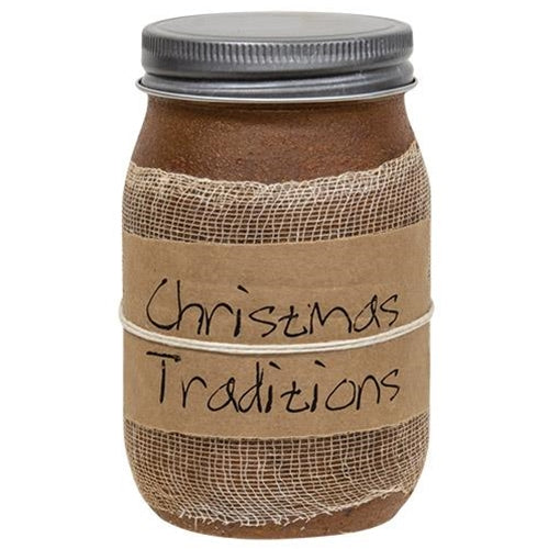 Christmas Traditions Jar Candle 16oz