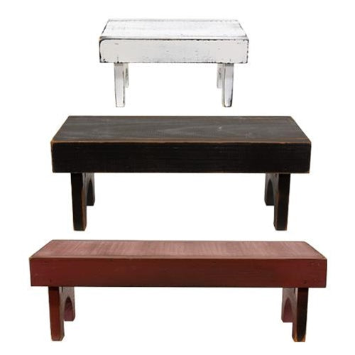 3/Set Distressed Wooden Stackable Risers