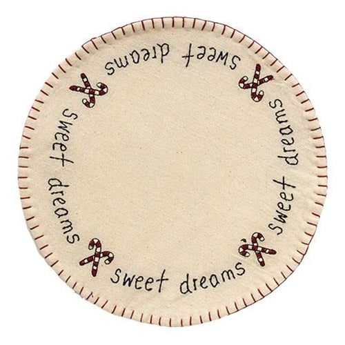 Sweet Dreams Candle Mat