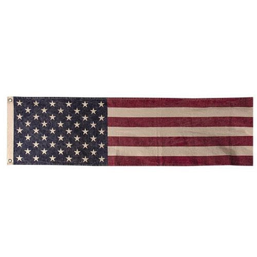 Stonewashed American Flag 20" x 90"