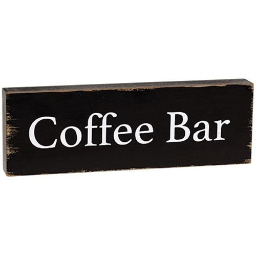 Coffee Bar Block Sign