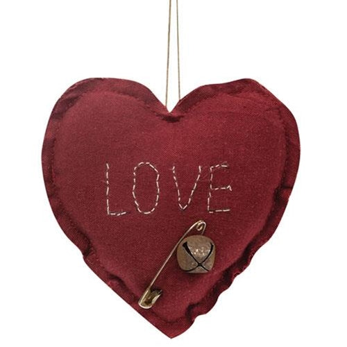 Love Heart Pillow Ornament
