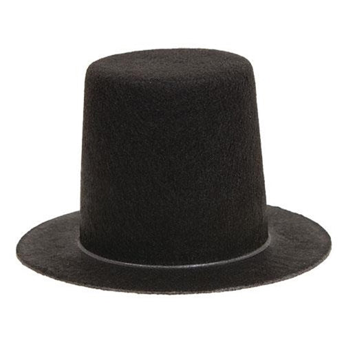 Black Felt Top Hat 5.75"