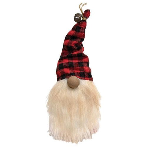 Buffalo Check Jingle Bell Gnome