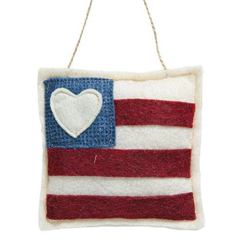 USA Flag Pillow Ornament