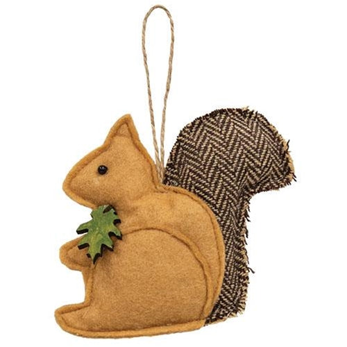 Felt Squirrel Ornament