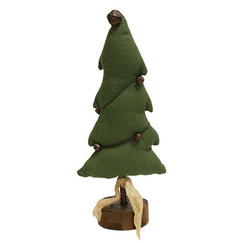 Fabric Christmas Tree with Bells