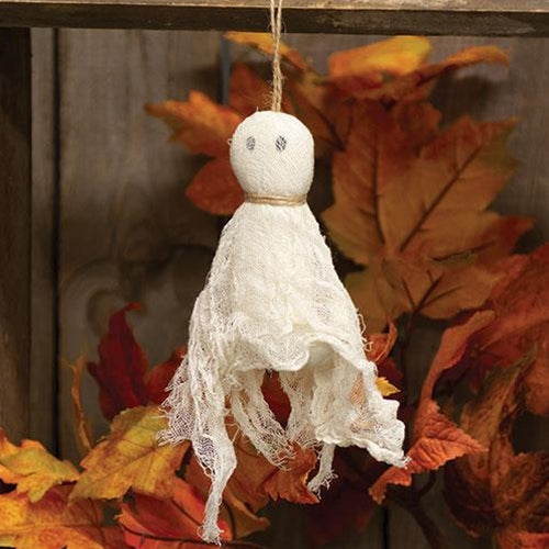 Spooky Ghost Fabric Ornament