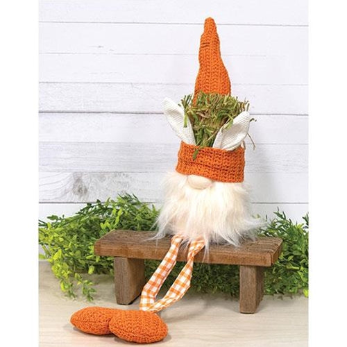 Orange Hat Bunny Gnome