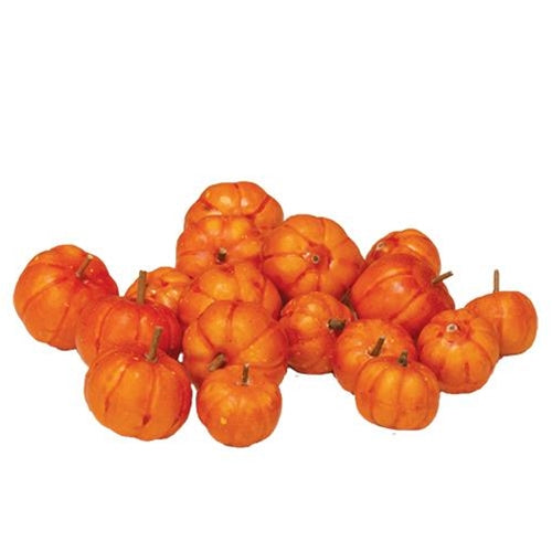 18/Pkg Mini Pumpkins 1" Each