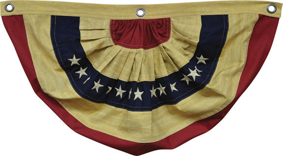 Aged Flag Bunting 30"
