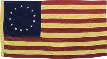 Aged Betsy Ross Flag 28"