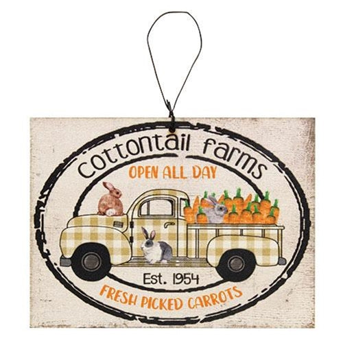 Cottontail Farms Truck Ornament