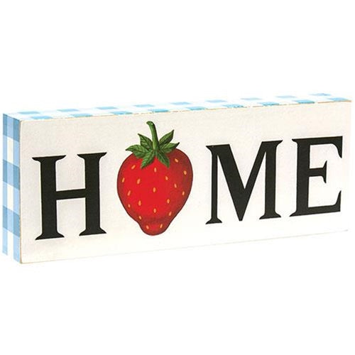 Home Strawberry Box Sign