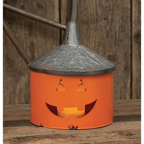 Orange Funnel Jack O Lantern