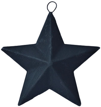 Black Mini Barn Star 3.5"