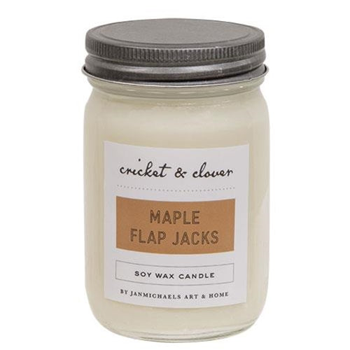 Maple Flap Jacks Soy Jar Candle 12oz