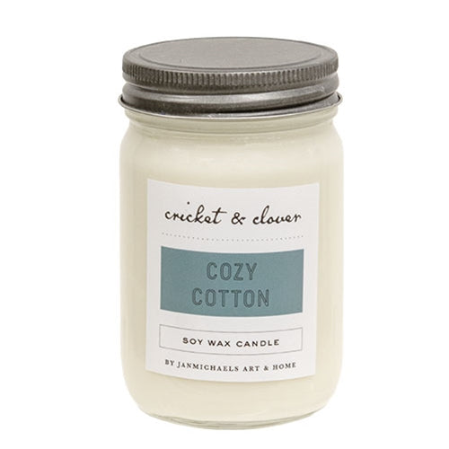 Cozy Cotton Soy Jar Candle 12oz