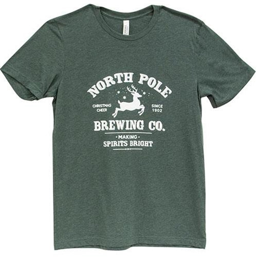 North Pole Brewing Co. T-Shirt Heather Forest Small