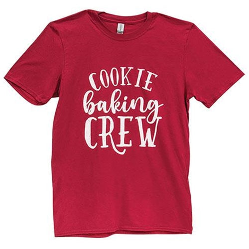 Cookie Baking Crew T-Shirt Cardinal Red Extra Large