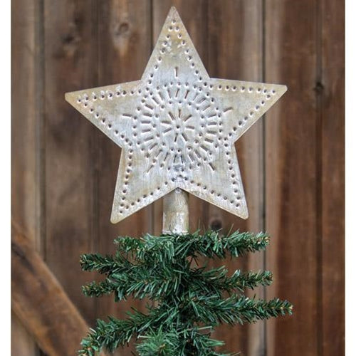 Primitive Christmas Tree Topper Primitive Antique Tin Style Christmas