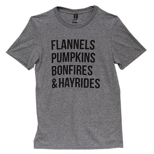 Flannels T-Shirt Heather Graphite Small