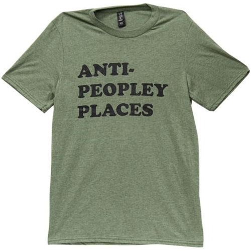 *Anti Peopley T-Shirt Heather City Green Large