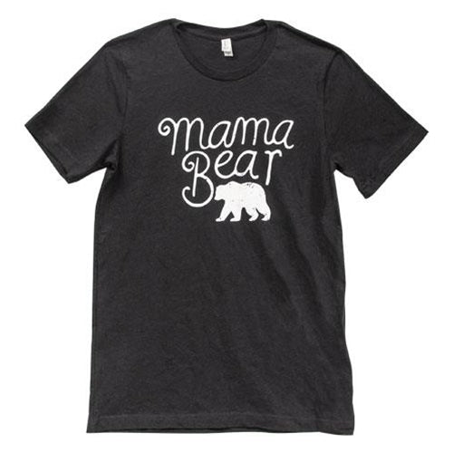 Mama Bear T-Shirt Black Heather XXL