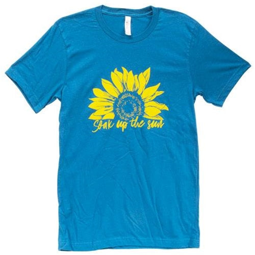 Soak Up the Sun T-Shirt Heather Deep Teal Medium