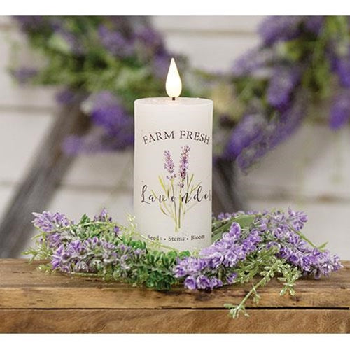 Farm Fresh Lavender LED Votive 2"x4"