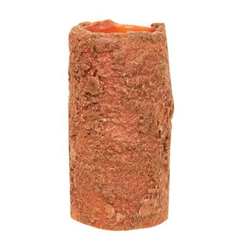 Orange Cake Votive Timer Pillar 2" x 4"