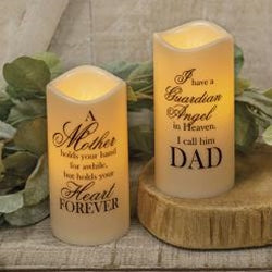 Mother/Dad LED Timer Pillar 2 Asstd.