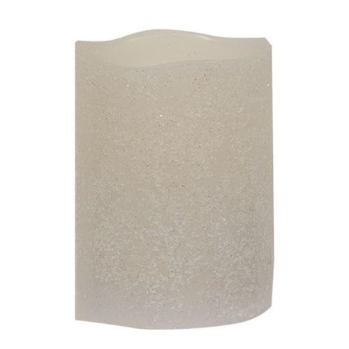 White Frosty Timer Pillar 3" x 4"