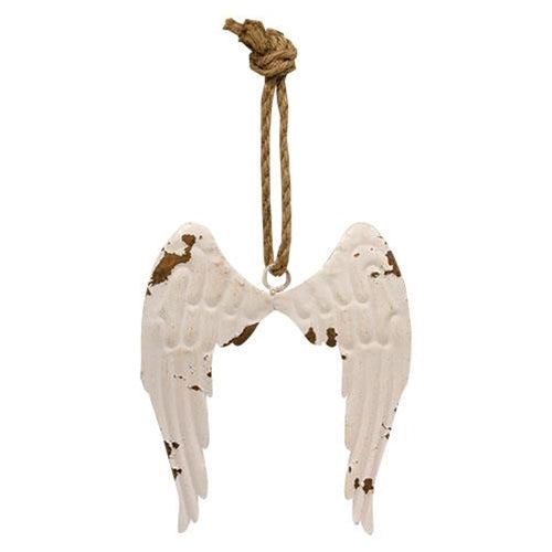 Shabby Chic Hanging Angel Wings Small