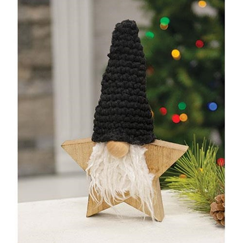 Wooden Star Gnome