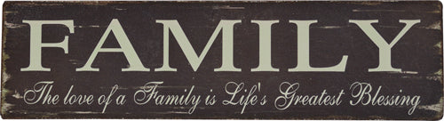 Family Sign 11"
