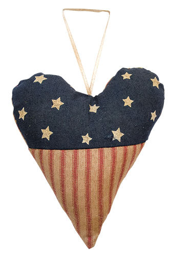 Americana Heart Ornament