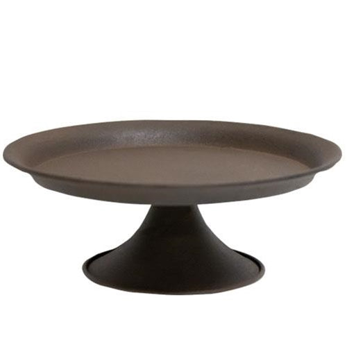 Brown Metal Plate Stand
