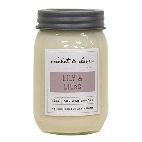 Lily & Lilac Jar Candle 12oz