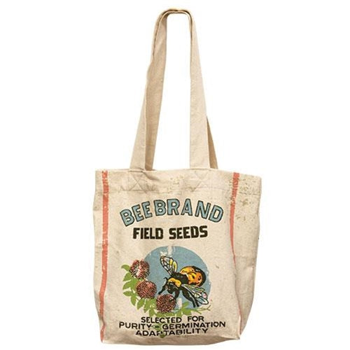 Bee Brand Field Seeds Cotton Tote