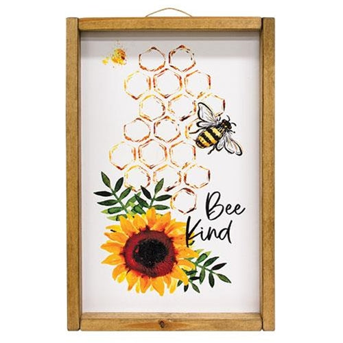 Bee Kind Sunflower Frame