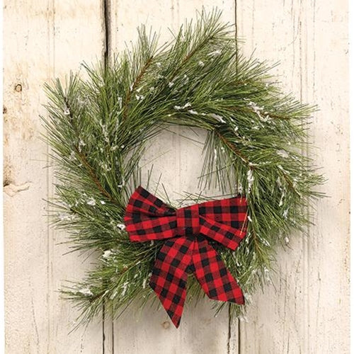 Red & Black Plaid Bow Ornament