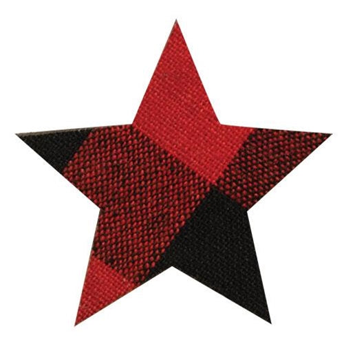 10/Set Red/Black Plaid Star Bowl Filler