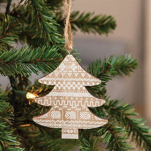 Nordic Tree Wood Ornament