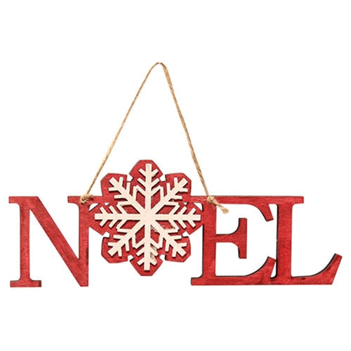 NOEL Snowflake Ornament