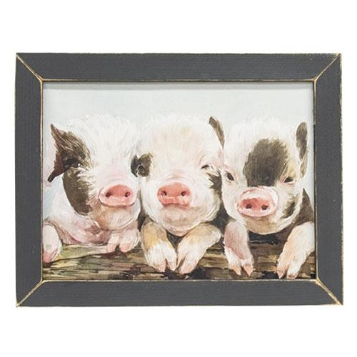 Three Little Piglets Framed Print
