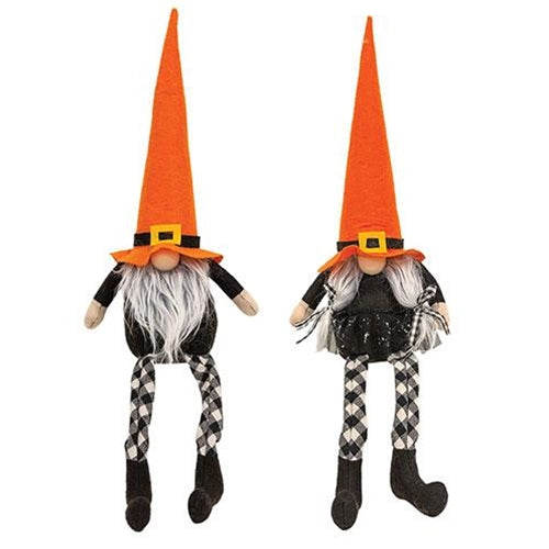*Mr. & Mrs. Halloween Party Gnome 2 Asstd.
