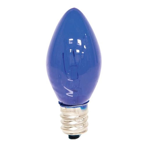 Blue Replacement Bulb Candelabra Base 5 W