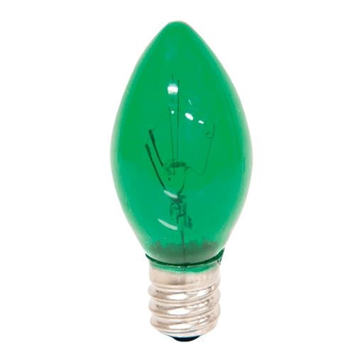 Green Replacement Bulb Candelabra Base 5 W